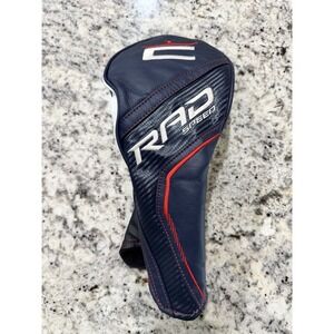 New Cobra RAD Speed Driver Headcover Red White Blue Golf Club Cover